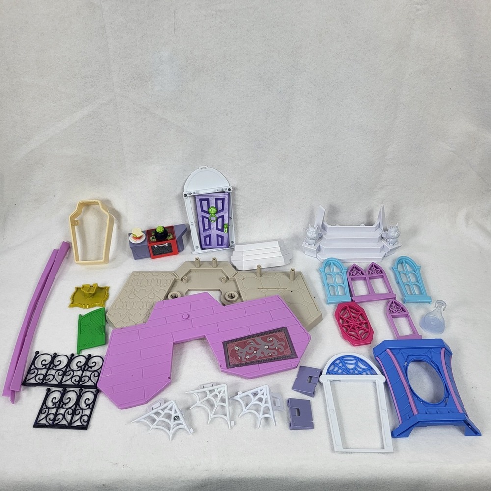 Disney Jr Vampirina Scare B&B Dollhouse Doors Walls Windows Parts Repairs Lot